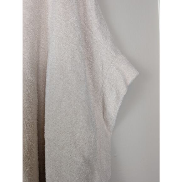 NWT Barefoot Dreams Cozychic Ultra Lite Cowlneck Poncho Ivory Sand S/M - Picture 6 of 9